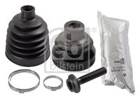 FEBI BILSTEIN 173506 - año modelo hasta: 2014<br>para número de PR combinado: G0K,G1D,G1G<br>Lado de montaje: Eje delantero<br>Lado de montaje: lado de engranaje<br>Peso [kg]: 2,3<br>Dentado int. diferencial, lado engranaje: 34<br>Diámetro exterior [mm]: 85<br>Tipo de articulación: Junta trípode<br>long. de embalaje [cm]: 18,0<br>Ancho de embalaje [cm]: 12,0<br>h embalaje [cm]: 12,0<br>