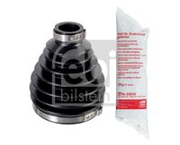 FEBI BILSTEIN 174294 - año modelo desde: 2014<br>año modelo hasta: 2017<br>Lado de montaje: lado de rueda<br>Longitud [mm]: 116<br>Peso [kg]: 0,283<br>Material: NBR (caucho nitril butadieno)<br>Tipo de articulación: Junta homocinética a bolas<br>Diám. int. 1 [mm]: 26<br>Diám. int. 2[mm]: 92<br>long. de embalaje [cm]: 12,5<br>Ancho de embalaje [cm]: 10,4<br>h embalaje [cm]: 10,4<br>