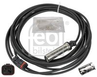 FEBI BILSTEIN 174326 - Referencia artículo par: 103764<br>Longitud [mm]: 5630<br>Número de conexiones: 2<br>Resistencia [Ohm]: 1150<br>Lado de montaje: Eje trasero, derecha<br>Longitud de cable [mm]: 5520<br>Peso [kg]: 0,189<br>Artículo complementario/Información complementaria: con grasa<br>Artículo complementario/Información complementaria: con casquillo<br>