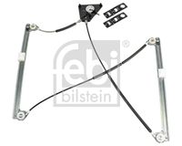 FEBI BILSTEIN 175664 - Lado de montaje: Atrás izquierda<br>Tipo de servicio: eléctrico<br>Artículo complementario/Información complementaria: sin electromotor<br>Función de interruptor combinado: con función de confort<br>Elevalunas: con cable de tracción monocarril<br>Número de puertas: 4<br>