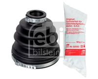 FEBI BILSTEIN 176933 - Código de motor: B 6324 S5<br>Lado de montaje: lado de rueda<br>Longitud [mm]: 121<br>Peso [kg]: 0,29<br>Material: NBR (caucho nitril butadieno)<br>Tipo de articulación: Junta trípode<br>Diám. int. 1 [mm]: 29<br>Diám. int. 2[mm]: 91<br>long. de embalaje [cm]: 15,4<br>Ancho de embalaje [cm]: 9,8<br>h embalaje [cm]: 9,8<br>