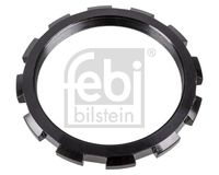 FEBI BILSTEIN 178352 - Altura [mm]: 17<br>Diámetro exterior [mm]: 132<br>Tamaño de rosca interior: M100 x 1,5<br>Calidad/Clase: 8<br>Tipo de rosca: con rosca derecha<br>Material: Acero<br>Superficie: fosfatada<br>Peso [kg]: 0,44<br>