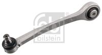 FEBI BILSTEIN 178539 - Referencia artículo par: 178537<br>Medida cónica [mm]: 18<br>Material: Aluminio<br>Tipo de dirección: Brazo oscilante transversal<br>Lado de montaje: Eje delantero, izquierda<br>Lado de montaje: arriba<br>Lado de montaje: posterior<br>Peso [kg]: 0,585<br>Artículo complementario / información complementaria 2: con rótula de suspensión/carga<br>Artículo complementario / información complementaria 2: con apoyo de caucho<br>