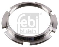 FEBI BILSTEIN 178352 - Altura [mm]: 17<br>Diámetro exterior [mm]: 132<br>Tamaño de rosca interior: M100 x 1,5<br>Calidad/Clase: 8<br>Tipo de rosca: con rosca derecha<br>Material: Acero<br>Superficie: fosfatada<br>Peso [kg]: 0,44<br>