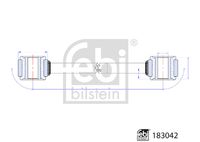 FEBEST 1623209RH - para código de equipamiento especial: -ZG1-ZG3<br>Lado de montaje: Eje delantero, izquierda<br>Peso [kg]: 0,4<br>Barra / Montante: Barra de péndulo<br>long. de embalaje [cm]: 17,3<br>Ancho de embalaje [cm]: 7,0<br>h embalaje [cm]: 7,0<br>