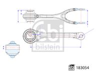 FEBI BILSTEIN 178260 - Barra oscilante, suspensión de ruedas