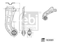 BLUE PRINT ADBP860166 - Barra oscilante, suspensión de ruedas