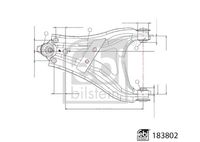 FEBI BILSTEIN 106711 - Barra oscilante, suspensión de ruedas