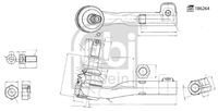 A.B.S. 230565 - Lado de montaje: Eje delantero, izquierda<br>Lado de montaje: exterior<br>Medida de rosca: FM14X1.5 RHT<br>Medida cónica [mm]: 16,2<br>Longitud [mm]: 154<br>Material: Aluminio<br>Rosca 2: MM14X1.5 RHT<br>Referencia artículo par: 230565<br>Peso [kg]: 0,436<br>