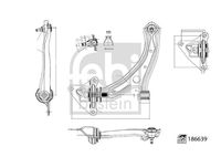 BLUE PRINT ADBP860197 - Barra oscilante, suspensión de ruedas