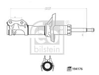 BREMSI SA0844 - Lado de montaje: Eje trasero<br>Tipo de sujeción de amortiguador: Espiga arriba<br>Tipo de sujeción de amortiguador: Anillo inferior<br>Tipo de amortiguador: Presión de aceite<br>Tipo de amortiguador: Columna de amortiguador<br>