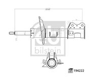 BREMSI SA0559 - Lado de montaje: Eje delantero, izquierda<br>Sistema de amortiguadores: Bitubular<br>Tipo de amortiguador: Presión de gas<br>Tipo de amortiguador: Columna de amortiguador<br>Tipo de sujeción de amortiguador: Espiga arriba<br>Referencia artículo par: SA0559<br>