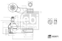 FEBI BILSTEIN 102244 - Rótula barra de acoplamiento - ProKit