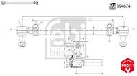 FEBI BILSTEIN 174621 - Barra de dirección - ProKit