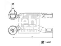 FAI AutoParts SS7701 - Rótula barra de acoplamiento