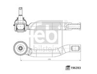 FAI AutoParts SS7701 - Rótula barra de acoplamiento