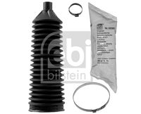 FEBI BILSTEIN 21353 - Código de motor: 4CA<br>Código de motor: 4BA<br>Equipamiento de vehículo: para vehículos sin dirección asistida<br>Distancia entre ejes: distancia entre ejes corta<br>Longitud [mm]: 185<br>Material: Caucho<br>Artículo complementario/Información complementaria: con grasa<br>Artículo complementario / información complementaria 2: con abrazaderas<br>Lado de montaje: Eje delantero, izquierda<br>Lado de montaje: Eje delantero, derecha<br>Diám. int. 1 [mm]: 15<br>Diám. int. 2[mm]: 49<br>Peso [kg]: 0,154<br>