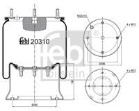 FEBI BILSTEIN 20310 - Fuelle, suspensión neumática