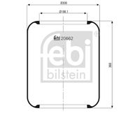 FEBI BILSTEIN 20662 - Fuelle, suspensión neumática