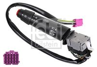 FEBI BILSTEIN 21833 - Número de conexiones: 15<br>Color: gris<br>Función de interruptor combinado: con función intermitente<br>Función de interruptor combinado: con función de conmutación de luces<br>Función de interruptor combinado: con función limpia y lava<br>Función de interruptor combinado: con función de intervalo de limpieza<br>Función de interruptor combinado: con bocina<br>Peso [kg]: 0,524<br>