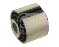 FEBI BILSTEIN 24447 - Espesor [mm]: 62<br>Diámetro interior [mm]: 22<br>Diámetro exterior [mm]: 68<br>Material: Caucho/metal<br>Lado de montaje: Eje trasero<br>Lado de montaje: exterior<br>Forma: ranurado<br>Peso [kg]: 0,705<br>