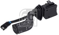 FEBI BILSTEIN 27940 - Equipamiento de vehículo: para vehículos sin Tempomat<br>Número de conexiones: 6<br>Color: negro<br>Material: Plástico<br>Función de interruptor combinado: con función intermitente<br>Función de interruptor combinado: Con función de luz de carretera<br>Peso [kg]: 0,090<br>