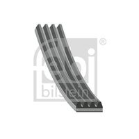 FEBI BILSTEIN 28786 - Equipos/Rodillos: Compresor de climatización<br>Longitud [mm]: 855<br>Material: EPDM (Ethylen-Propylen-Dien-Caucho)<br>Número de nervaduras: 4<br>Peso [kg]: 0,058<br>