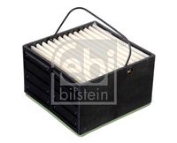 FEBI BILSTEIN 28068 - Tipo de filtro: Cartucho filtrante<br>Tipo de filtro: Primer filtro<br>Tipo de filtro: con separador de agua<br>Longitud [mm]: 88,5<br>Ancho [mm]: 88,5<br>Altura [mm]: 54,6<br>Propiedad química: resistente a aceite de colza<br>Peso [kg]: 0,101<br>