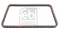 FEBI BILSTEIN 31073 - Modelo cadena: Símplex<br>Dimensión de la cadena de distribución: G67HP<br>Dimensión de la cadena de distribución: G67HR<br>Número de eslabones: 90<br>Modelo cadena: cadena cerrada<br>Peso [kg]: 0,50<br>Artículo complementario / información complementaria 2: se requiere herramiente especial para montaje<br>