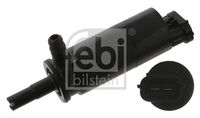 FEBI BILSTEIN 32327 - Equipamiento de vehículo: para vehículos con sistema de limpieza de faros<br>Equipamiento de vehículo: para vehículos con lavaparabrisas trasero<br>Tipo de bomba: Bomba doble<br>Tensión [V]: 12<br>Número de conexiones: 2<br>Peso [kg]: 0,122<br>