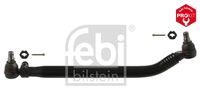 FEBI BILSTEIN 35134 - Longitud [mm]: 910<br>Diámetro exterior [mm]: 50<br>Tamaño de rosca interior: M30 x 1,5 RHT<br>Tamaño de rosca exterior: M24 x 1,5<br>Vehículo con dirección a la izquierda / derecha: para vehic. dirección izquierda<br>Medida cónica [mm]: 30<br>Barra / Montante: Barra de empuje<br>Diámetro de tubo [mm]: 50<br>Peso [kg]: 9,81<br>para OE N°: 0 370 875<br>Artículo complementario/Información complementaria: con tuercas de corona y pasadores de aleta<br>