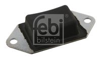 FEBI BILSTEIN 35258 - Longitud [mm]: 120<br>Ancho [mm]: 55<br>Espesor [mm]: 54<br>Diám. de puntos de sujeción [mm]: 9<br>Material: Caucho/metal<br>Lado de montaje: Eje trasero<br>Peso [kg]: 0,219<br>