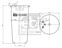 FEBI BILSTEIN 35494 - Fuelle, suspensión neumática