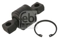 FEBI BILSTEIN 35659 - Longitud [mm]: 166<br>Diámetro exterior [mm]: 85<br>Diám. de puntos de sujeción [mm]: 19<br>Tipo de dirección: para brazo oscilante longitudinal<br>Lado de montaje: Eje trasero<br>Lado de montaje: arriba<br>Lado de montaje: debajo<br>Distancia taladros [mm]: 130<br>Peso [kg]: 2,645<br>Artículo complementario / información complementaria 2: con circlip<br>