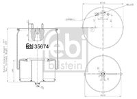 FEBI BILSTEIN 35674 - Fuelle, suspensión neumática