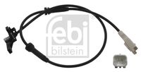 FEBI BILSTEIN 37780 - para número de OPR desde: 10073<br>Restricción de fabricante: Bosch 8.0<br>Dinámica de frenado / conducción: para vehículos con ESP<br>Longitud [mm]: 840<br>Número de conexiones: 2<br>Color: blanco<br>Lado de montaje: Eje trasero izquierda<br>Lado de montaje: Eje trasero, derecha<br>Peso [kg]: 0,05<br>Artículo complementario / información complementaria 2: con tornillo<br>