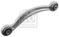 FEBI BILSTEIN 37796 - Referencia artículo par: 37796<br>Diámetro interior [mm]: 12,2<br>Diámetro exterior [mm]: 43,8<br>Material: Aluminio<br>Barra / Montante: Barra de tracción<br>Tipo de dirección: Brazo oscilante transversal<br>Lado de montaje: Eje trasero izquierda<br>Lado de montaje: arriba<br>Lado de montaje: delante<br>Peso [kg]: 0,565<br>Artículo complementario/Información complementaria: con rodamientos con goma<br>