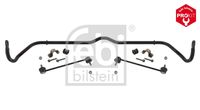 FEBI BILSTEIN 37100 - Suspensión: para vehículos sin chasis rebajado<br>para número de PR combinado: G02+0AQ<br>Suspensión: para vehículos sin chasis rebajado<br>para número de PR combinado: G03+0AQ<br>Longitud [mm]: 950<br>Lado de montaje: Eje delantero<br>Peso [kg]: 3,366<br>Diámetro de estabilizador [mm]: 18<br>Artículo complementario / información complementaria 2: con barra de acoplamiento<br>Artículo complementario/Información complementaria: con rodamientos con goma<br>