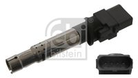 FEBI BILSTEIN 38706 - Número de enchufes de contacto: 4<br>Bobina de encendido: incl. conector bujías<br>Bobina de encendido: Bobina de encendido cavidad bujía<br>Forma del enchufe: en forma de d<br>Peso [kg]: 0,176<br>