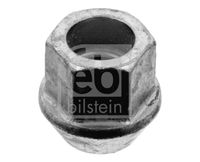 FEBI BILSTEIN 38008 - Espesor [mm]: 26<br>Diámetro exterior [mm]: 23,7<br>Tamaño de rosca interior: M12 x 1,5<br>Calidad/Clase: 8<br>Ancho de llave: 17<br>Ancho de llave: 19<br>Fijación de las ruedas: Asiento cónico F<br>Material: Acero<br>Superficie: cromado<br>Lado de montaje: Eje delantero<br>Lado de montaje: Eje trasero<br>Peso [kg]: 0,26<br>para OE N°: M115<br>con cerrojo: cerrable<br>