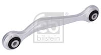 FEBI BILSTEIN 39082 - año construcción hasta: 10/2010<br>Vehículo especial: no para vehículos blindados<br>Referencia artículo par: 39082<br>Material: Aluminio<br>Tipo de dirección: Brazo oscilante transversal<br>Lado de montaje: Eje trasero izquierda<br>Lado de montaje: debajo<br>Peso [kg]: 0,500<br>Artículo complementario/Información complementaria: con rodamientos con goma<br>