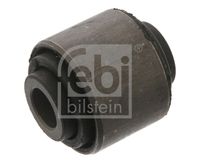 FEBI BILSTEIN 40591 - Longitud [mm]: 64<br>Ancho [mm]: 71<br>Espesor [mm]: 51<br>Diámetro exterior [mm]: 79<br>Material: Aluminio<br>Material: Caucho/metal<br>Lado de montaje: Eje delantero, izquierda<br>Lado de montaje: debajo<br>Lado de montaje: posterior<br>Lado de montaje: Eje delantero, derecha<br>Peso [kg]: 1,02<br>Artículo complementario / información complementaria 2: con tornillos<br>