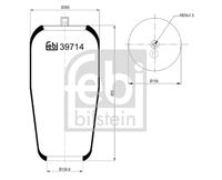 FEBI BILSTEIN 39714 - Fuelle, suspensión neumática