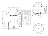 FEBI BILSTEIN 38537 - Fuelle, suspensión neumática