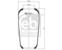 FEBI BILSTEIN 39901 - Fuelle, suspensión neumática