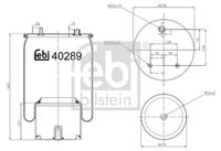 FEBI BILSTEIN 40289 - Fuelle, suspensión neumática