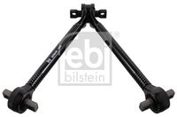 FEBI BILSTEIN 43447 - Longitud [mm]: 568,5<br>Diám. de puntos de sujeción [mm]: 19<br>Barra / Montante: Barra de empuje<br>Tipo de dirección: Brazo oscilante longitudinal<br>Lado de montaje: Eje trasero<br>Lado de montaje: arriba<br>Distancia taladros [mm]: 115<br>Diámetro de tubo [mm]: 50<br>Peso [kg]: 12,4<br>