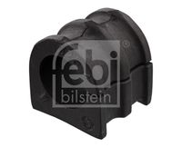 FEBI BILSTEIN 44728 - Longitud [mm]: 40<br>Ancho [mm]: 45<br>Espesor [mm]: 40<br>Diámetro interior [mm]: 21,5<br>Material: Caucho<br>Lado de montaje: Eje trasero<br>Peso [kg]: 0,045<br>