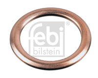 FEBI BILSTEIN 44850 - Diámetro interior [mm]: 10<br>Diámetro exterior [mm]: 21<br>Espesor [mm]: 2,1<br>Material: Cobre<br>Forma: en A<br>Juego alternativo de reparación: 505.540<br>