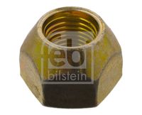 FEBI BILSTEIN 46638 - Espesor [mm]: 19<br>Diámetro exterior [mm]: 23,7<br>Tamaño de rosca interior: M12 x 1,25<br>Calidad/Clase: 8<br>Ancho de llave: 17<br>Ancho de llave: 19<br>Fijación de las ruedas: Asiento cónico F<br>Material: Acero<br>Superficie: cromado<br>Lado de montaje: Eje delantero<br>Lado de montaje: Eje trasero<br>Peso [kg]: 0,26<br>con cerrojo: cerrable<br>para OE N°: M 215<br>